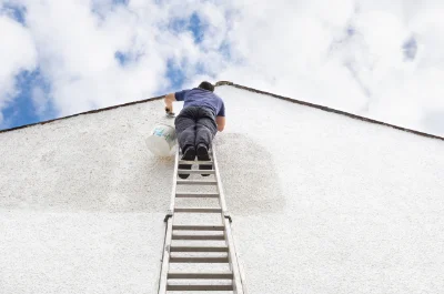 Peinture extérieure à la Chapelle-Felcourt — façades et ravalement